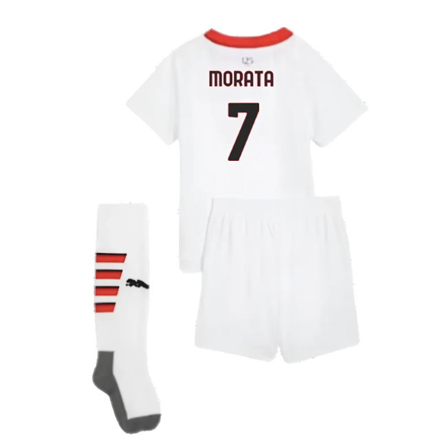 2024-2025 AC Milan Away Mini Kit (Morata 7)