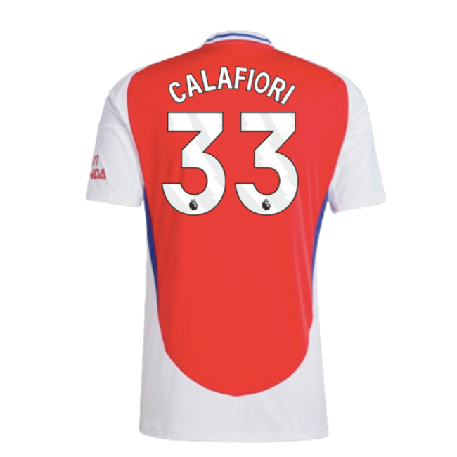 2024-2025 Arsenal Home Shirt (Calafiori 33)