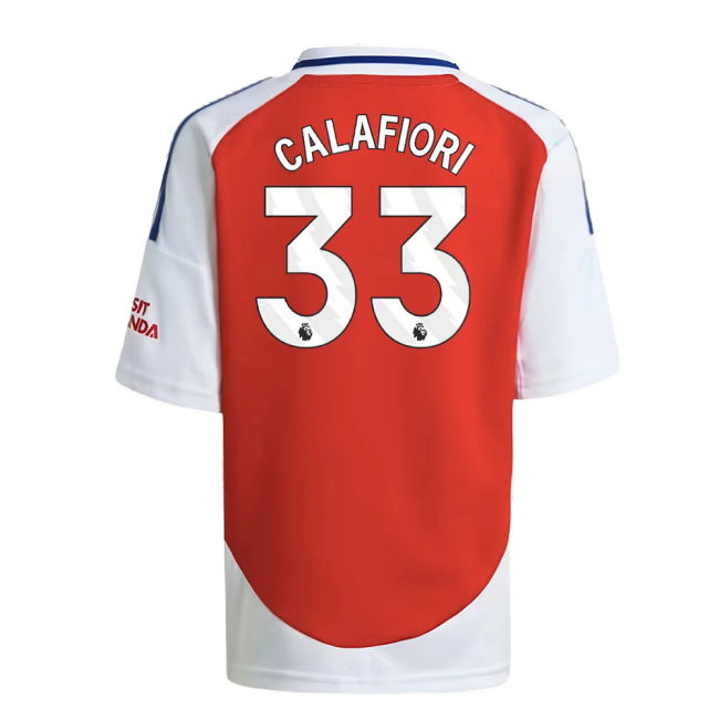 2024-2025 Arsenal Home Mini Kit (Calafiori 33)