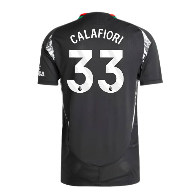 2024-2025 Arsenal Authentic Away Shirt (Calafiori 33)