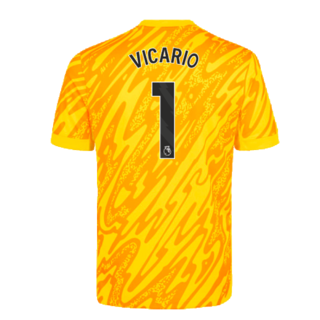 2024-2025 Tottenham Hotspur Goalkeeper Home Shirt (Yellow) (Vicario 1)