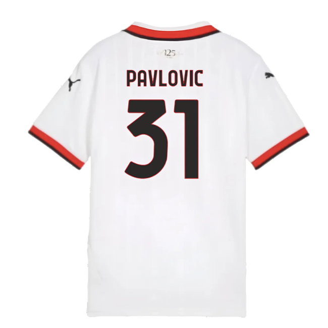 2024-2025 AC Milan Away Shirt (Kids) (Pavlovic 31)