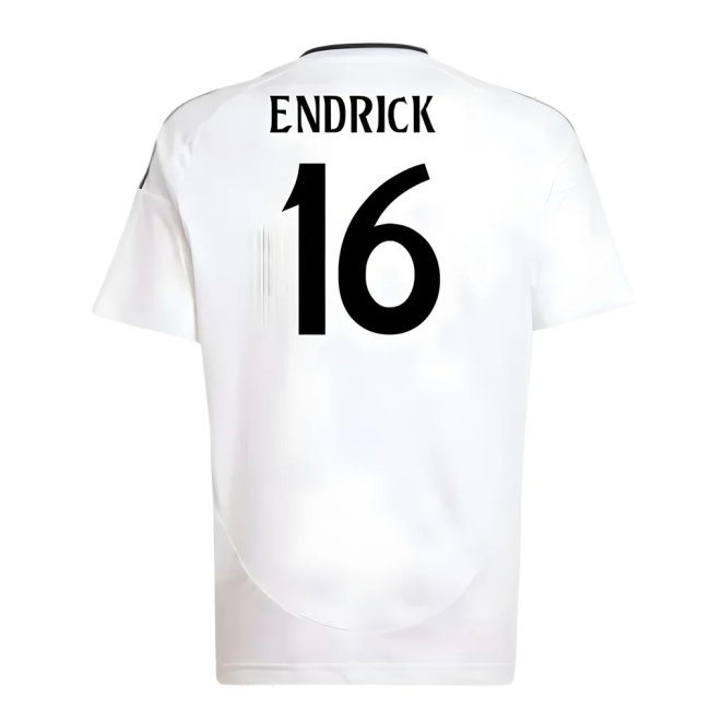 2024-2025 Real Madrid Home Shirt (Kids) (Endrick 16)