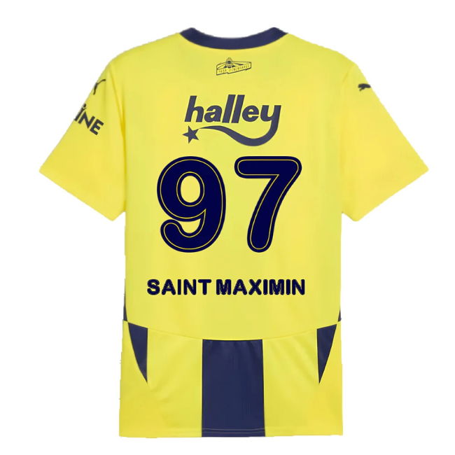 2024-2025 Fenerbahce Home Shirt (Saint Maximin 97)