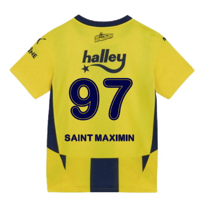2024-2025 Fenerbahce Home Shirt (Kids) (Saint Maximin 97)