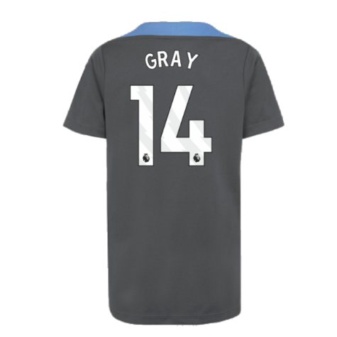 2024-2025 Tottenham Strike Dri-Fit Shirt (Dark Grey) - Kids (Gray 14)