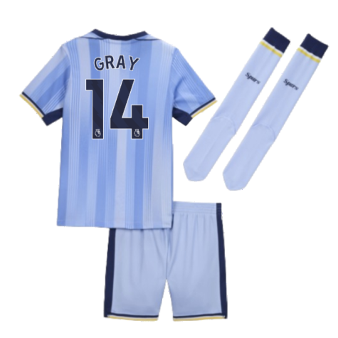 2024-2025 Tottenham Hotspur Away Mini Kit (Gray 14)