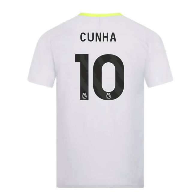 2024-2025 Wolves Players Training Shirt (Grey) (Cunha 10)