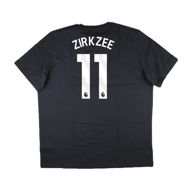 2024-2025 Man Utd Seasonal Graphic Tee (Night Grey) (Zirkzee 11)