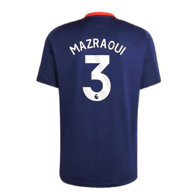 2024-2025 Man Utd Training Jersey (Night Indigo) (Mazraoui 3)