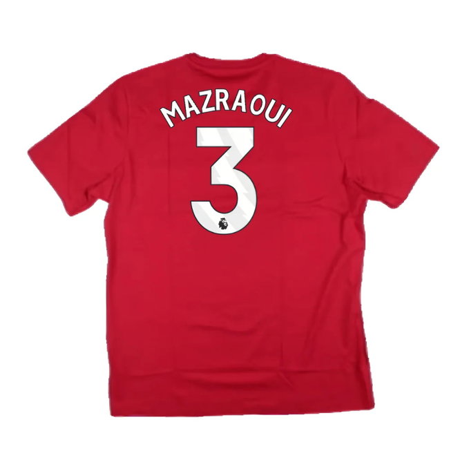 2024-2025 Man Utd DNA Graphic Tee (Red) (Mazraoui 3)