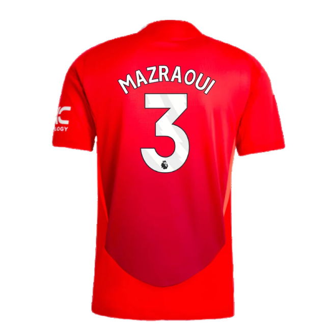2024-2025 Man Utd Authentic Home Shirt (Mazraoui 3)