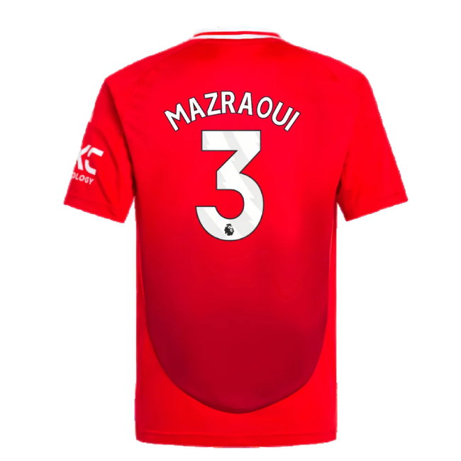 2024-2025 Man Utd Home Mini Kit (Mazraoui 3)