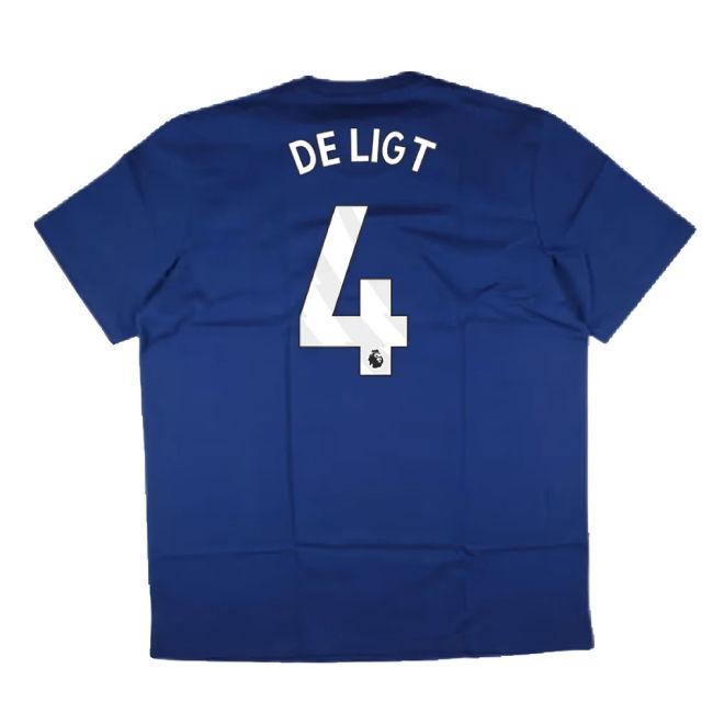 2024-2025 Man Utd Seasonal Tee (Victory Blue) (De Ligt 4)