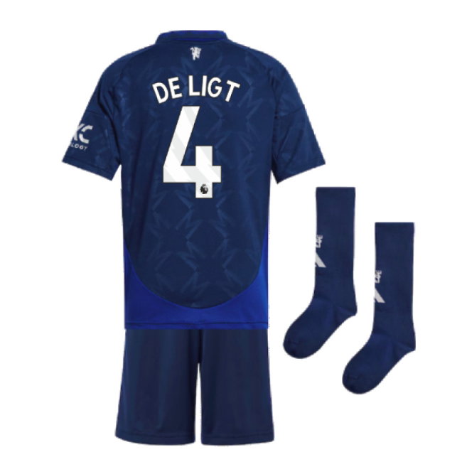 2024-2025 Man Utd Away Mini Kit (De Ligt 4)