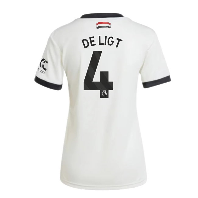2024-2025 Man Utd Third Shirt (Womens) (De Ligt 4)