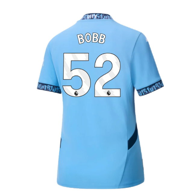2024-2025 Man City Home Shirt (Womens) (Bobb 52)