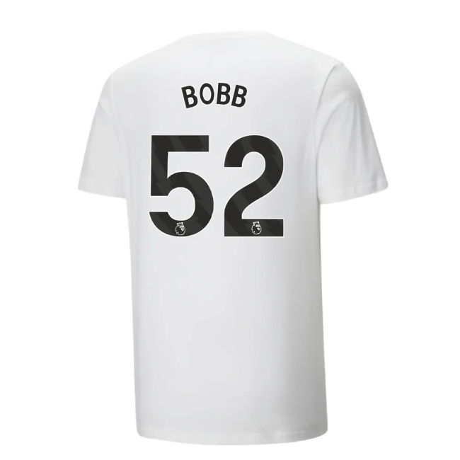 2024-2025 Man City ftblCulture Tee (White) (Bobb 52)