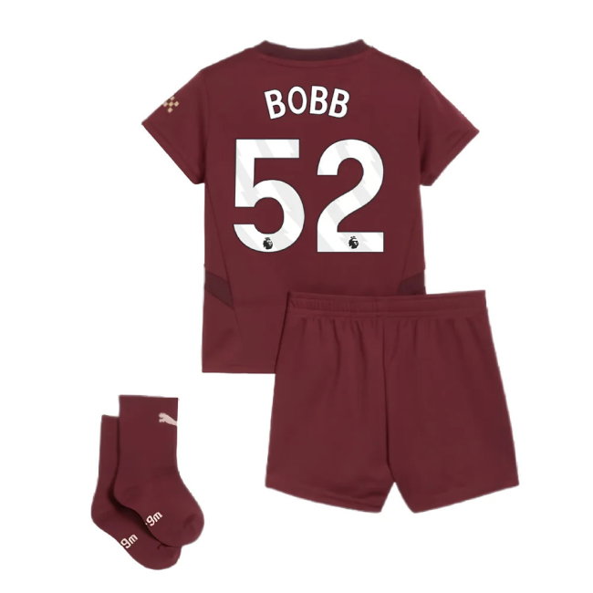 2024-2025 Man City Third Baby Kit (Bobb 52)