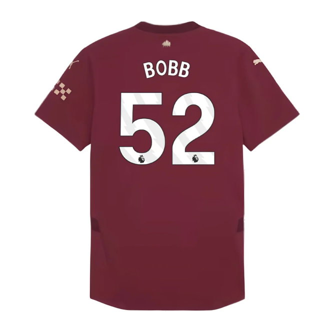 2024-2025 Man City Third Authentic Shirt (Bobb 52)