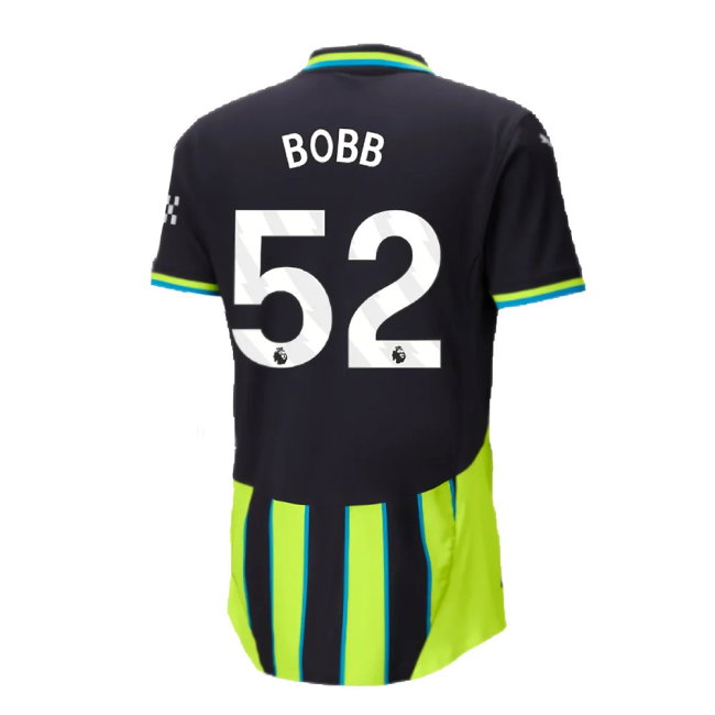 2024-2025 Man City Away Authentic Shirt w/packaging (Bobb 52)