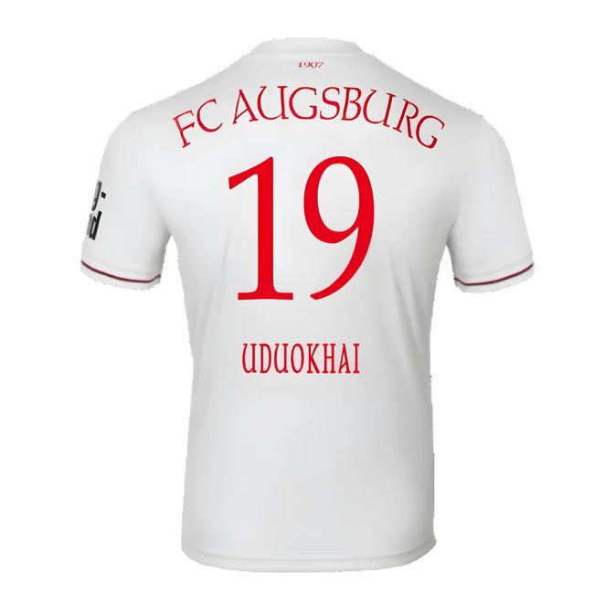 2024-2025 FC Augsburg Home Shirt (Uduokhai 19)