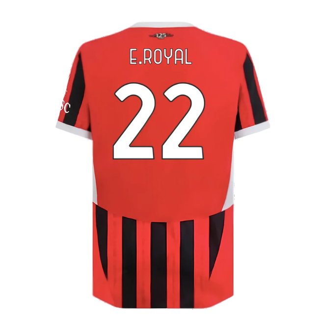 2024-2025 AC Milan Home Authentic Shirt (E.Royal 22)