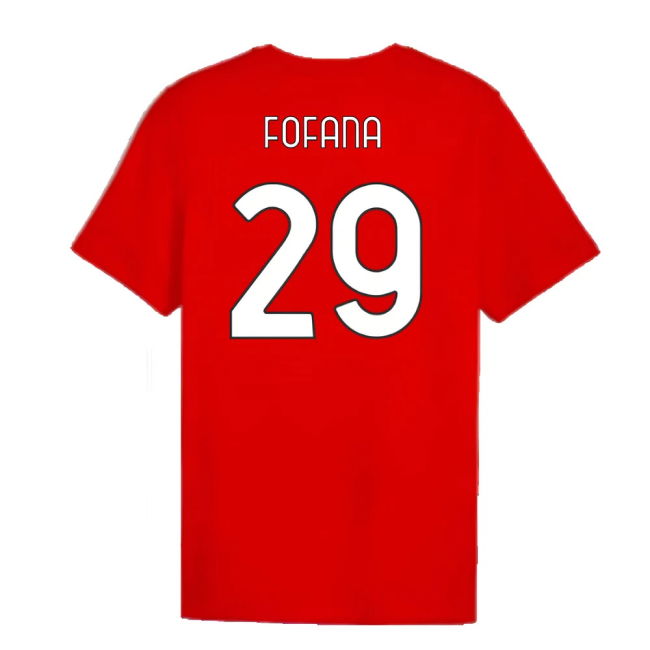2024-2025 AC Milan ftblCulture Tee (Red) (Fofana 29)