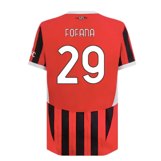 2024-2025 AC Milan Home Authentic Shirt (Fofana 29)