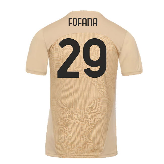 2024-2025 AC Milan Pre-Match Shirt (Putty) (Fofana 29)