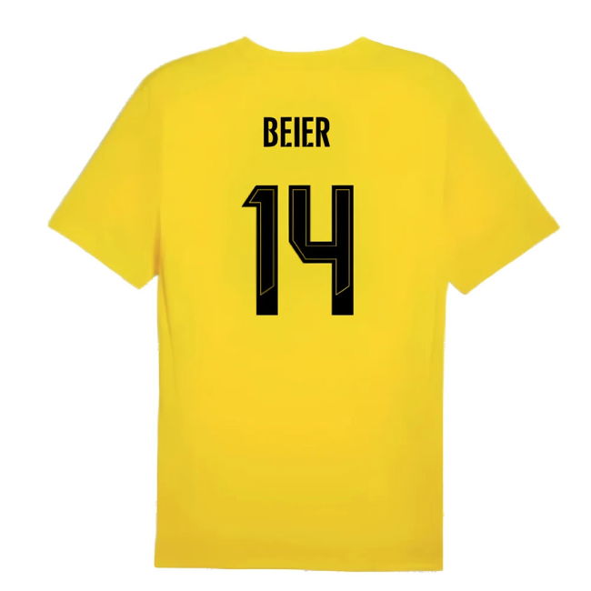 2024-2025 Borussia Dortmund Training Shirt (Yellow) (Beier 14)
