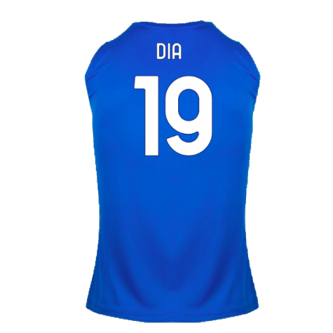 2024-2025 Lazio Graphic Sleeveless Training Shirt (Royal) (Dia 19)