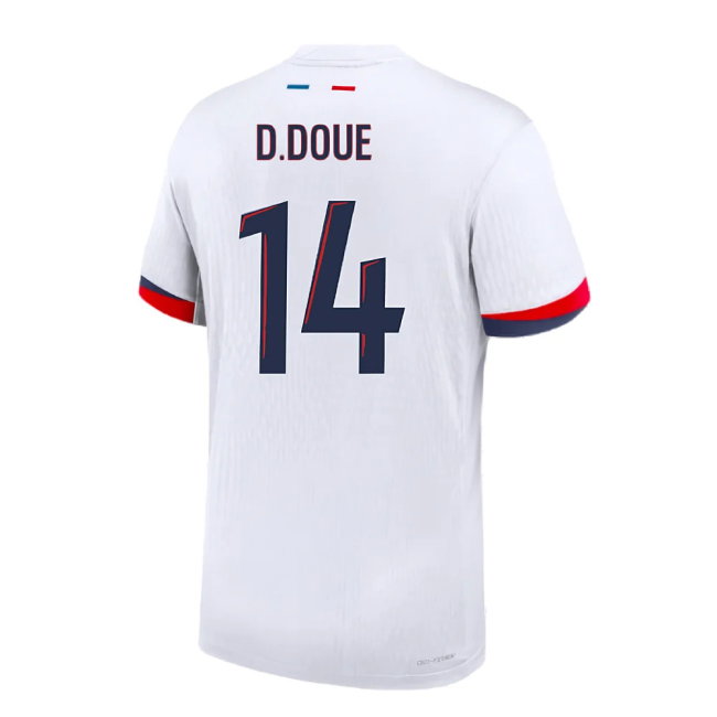 2024-2025 PSG Away Authentic Dri-ADV Shirt (D.Doue 14)