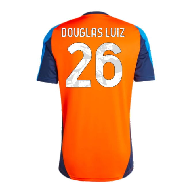2024-2025 Juventus Training Jersey (Orange) (Douglas Luiz 26)