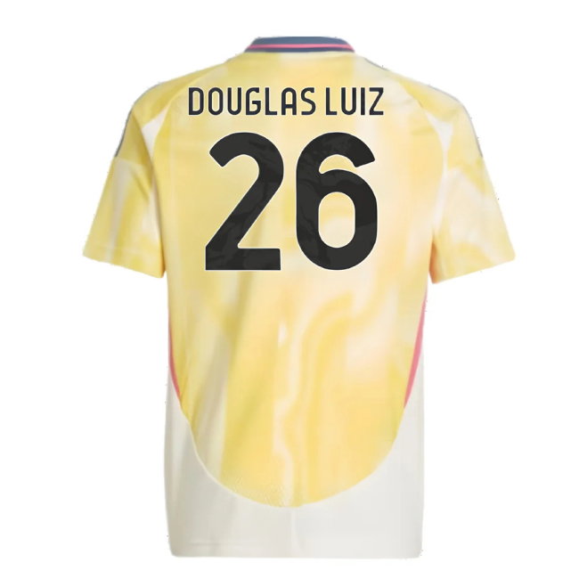 2024-2025 Juventus Away Shirt (Kids) (Douglas Luiz 26)