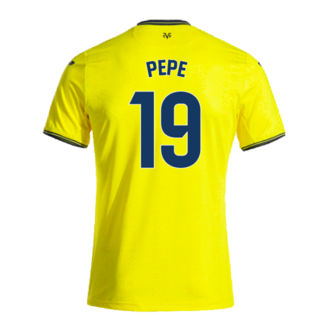2024-2025 Villarreal Home Shirt (Pepe 19)