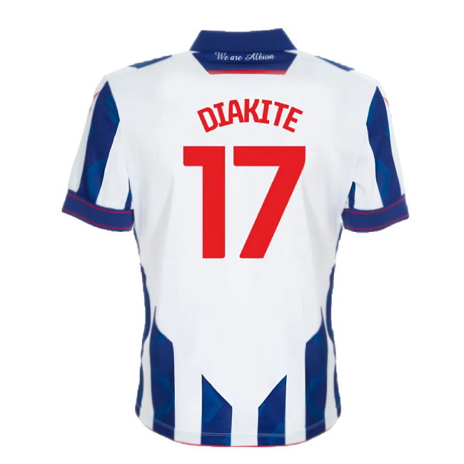 2024-2025 West Brom WBA Home Shirt (Diakite 17)