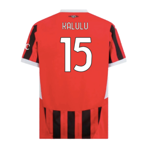 2024-2025 AC Milan Home Shirt (Kalulu 15)