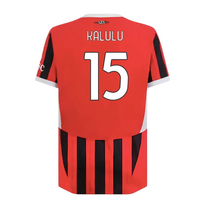 2024-2025 AC Milan Home Authentic Shirt (Kalulu 15)