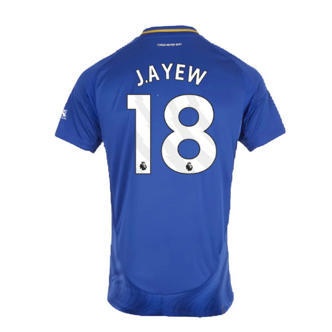 2024-2025 Leicester City Home Shirt (Kids) (J.Ayew 18)