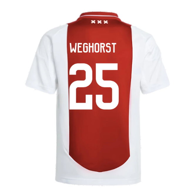 2024-2025 Ajax Home Shirt (Kids) (Weghorst 25)