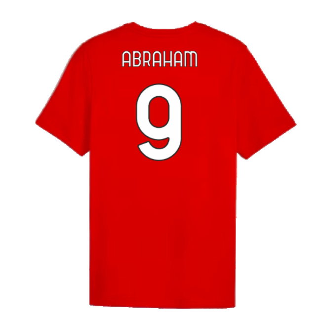 2024-2025 AC Milan ftblCulture Tee (Red) (Abraham 9)