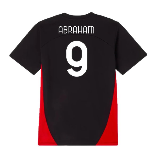 2024-2025 AC Milan Training Shirt (Black) - Kids (Abraham 9)