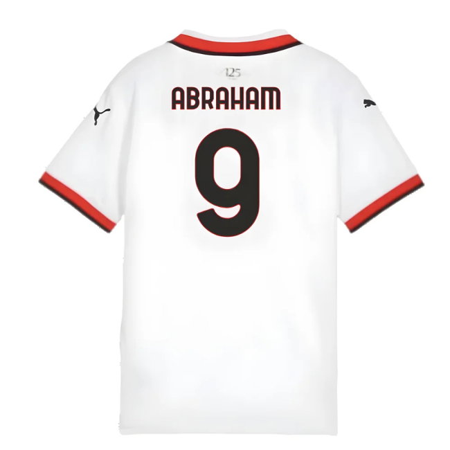 2024-2025 AC Milan Away Shirt (Kids) (Abraham 9)