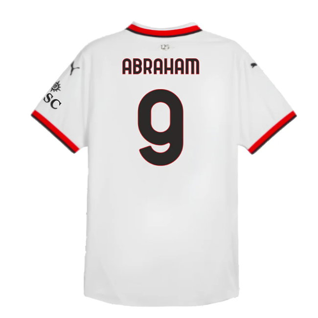 2024-2025 AC Milan Away Authentic Shirt (Abraham 9)