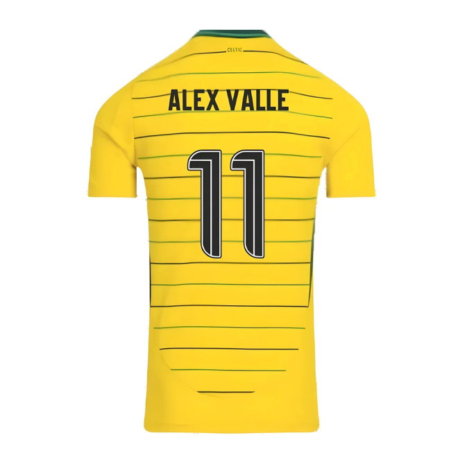 2024-2025 Celtic Away Shirt (No Sponsor) (Alex Valle 11)