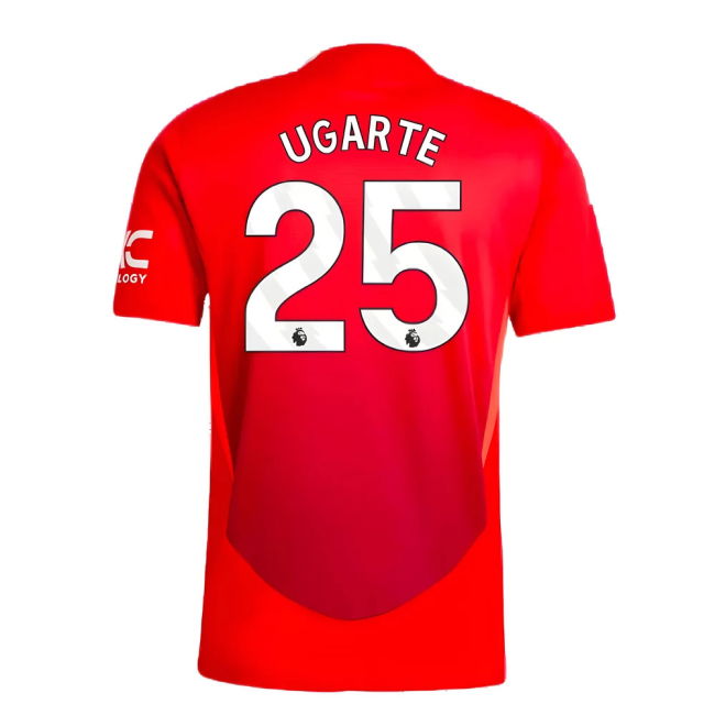 2024-2025 Man Utd Authentic Home Shirt (Ugarte 25)