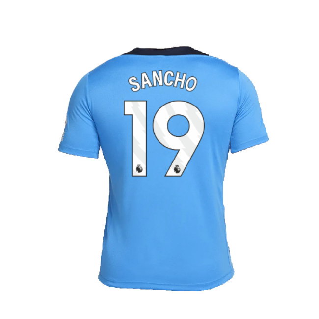 2024-2025 Chelsea Strike Dri-FIT Knit Shirt (Light Photo Blue) (Sancho 19)