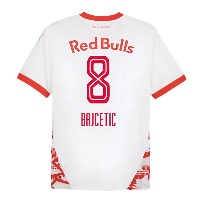 2024-2025 Red Bull Salzburg Home Shirt (Bajcetic 8)