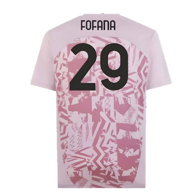 2024-2025 AC Milan Pre-Match Shirt (Grape) (Fofana 29)